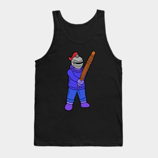 Cute cartoon knight kendo Tank Top